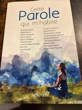 Cette Parole Qui M'habite - Blue Art Book Cover
